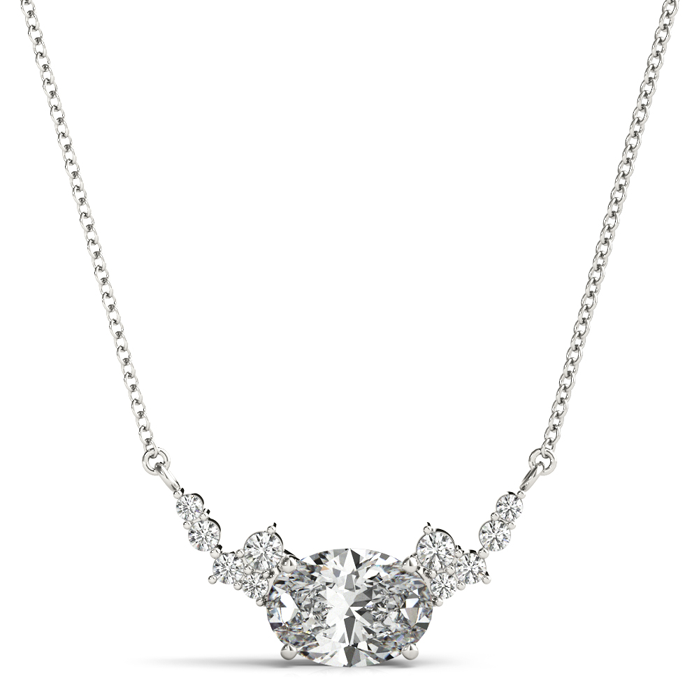 Oval Cluster Fashion Pendant
