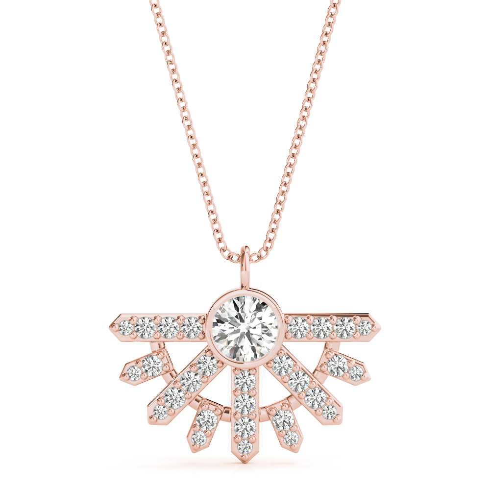 Bezel Set Prong Fashion Pendants