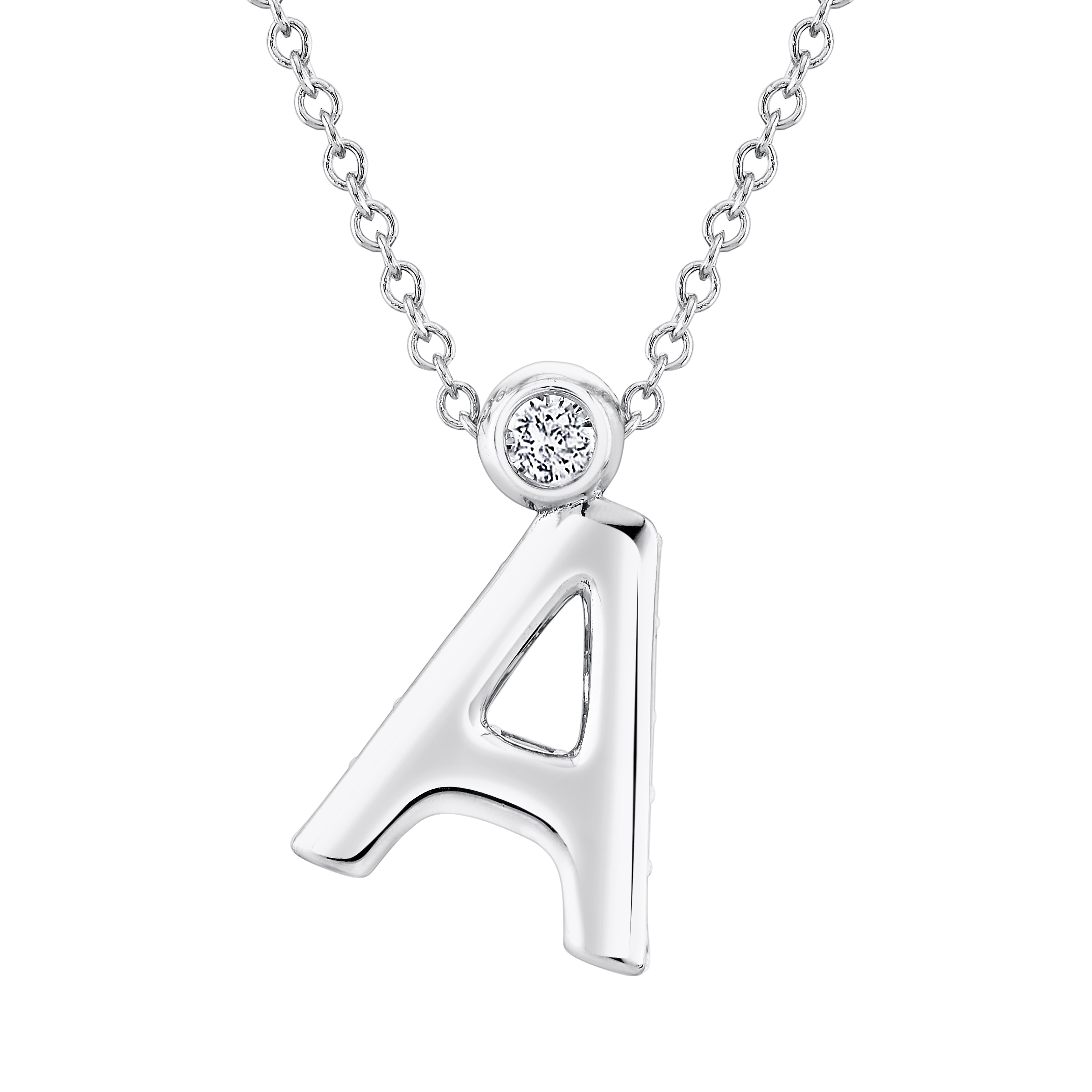 Light Weight A Initial Pendant