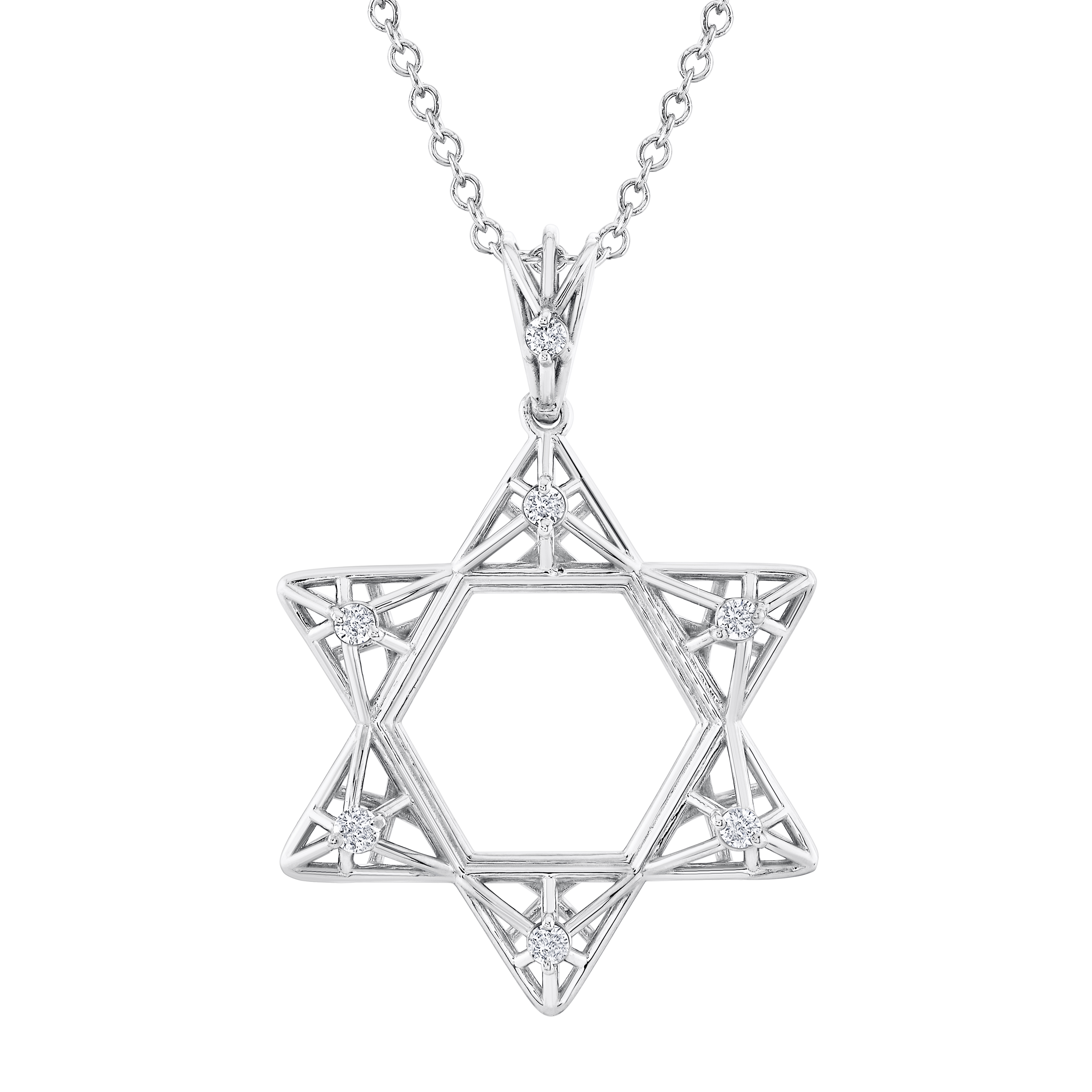Light Weight Star of David Pendant