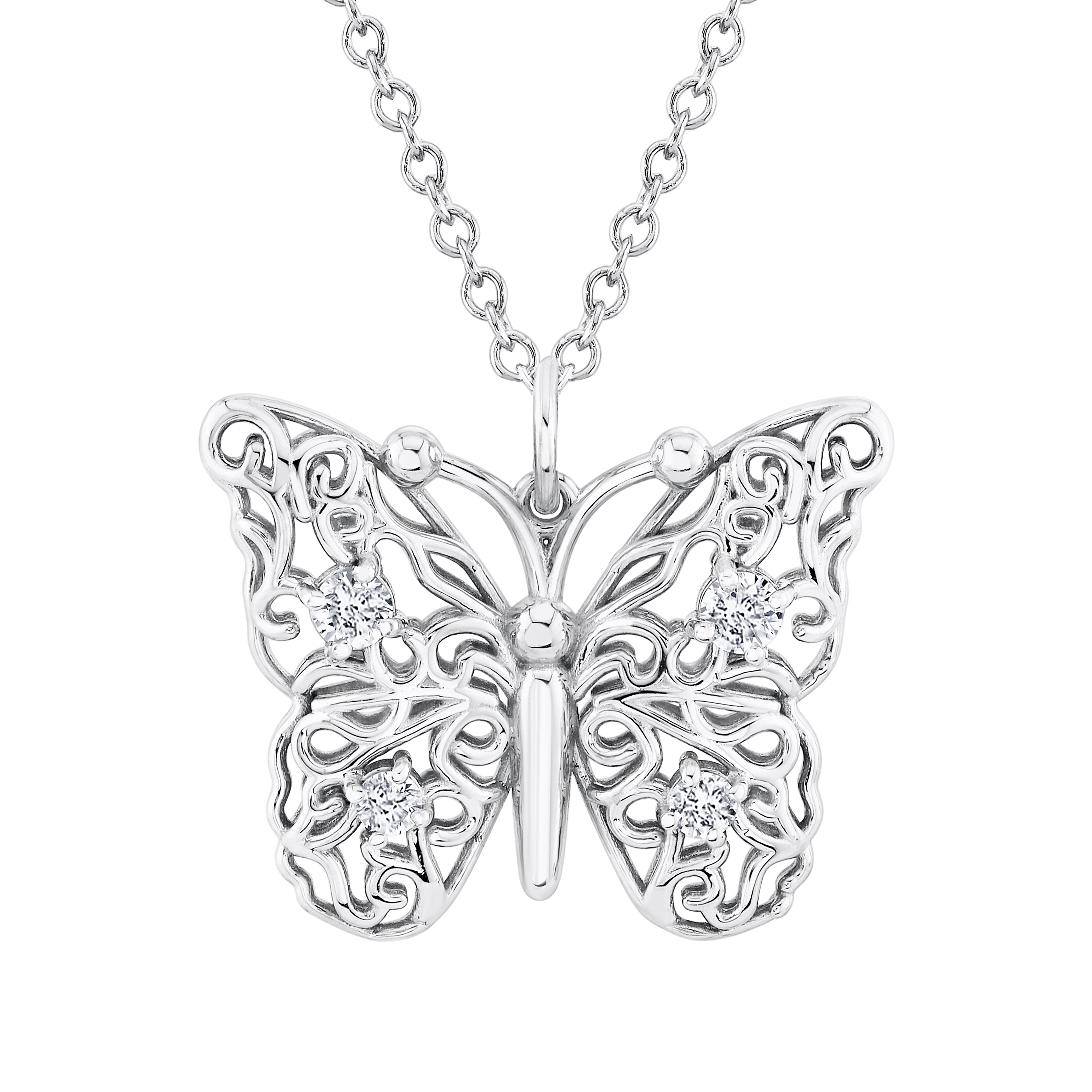 Light Weight Butterfly Pendant