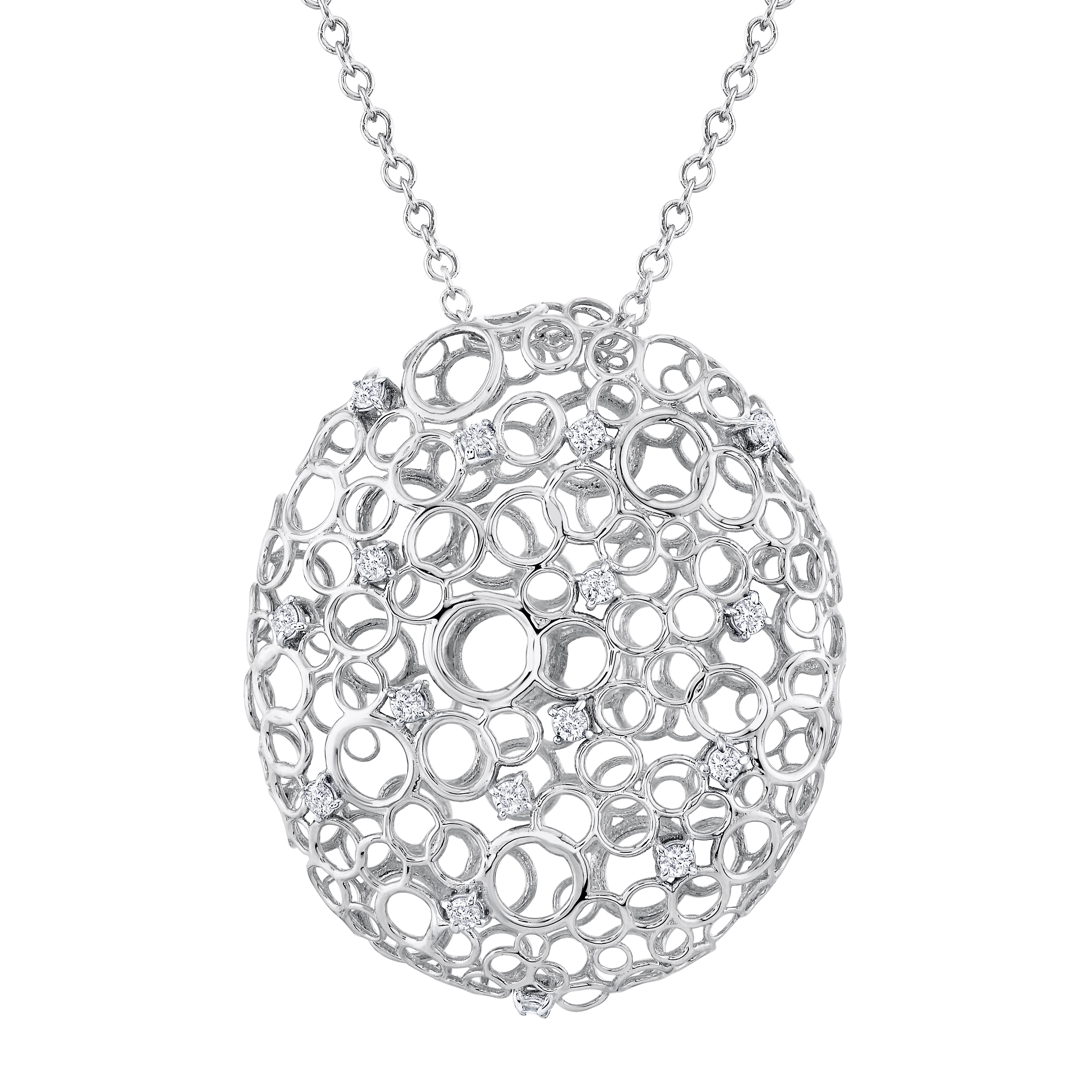 Light Weight Oval Pendant
