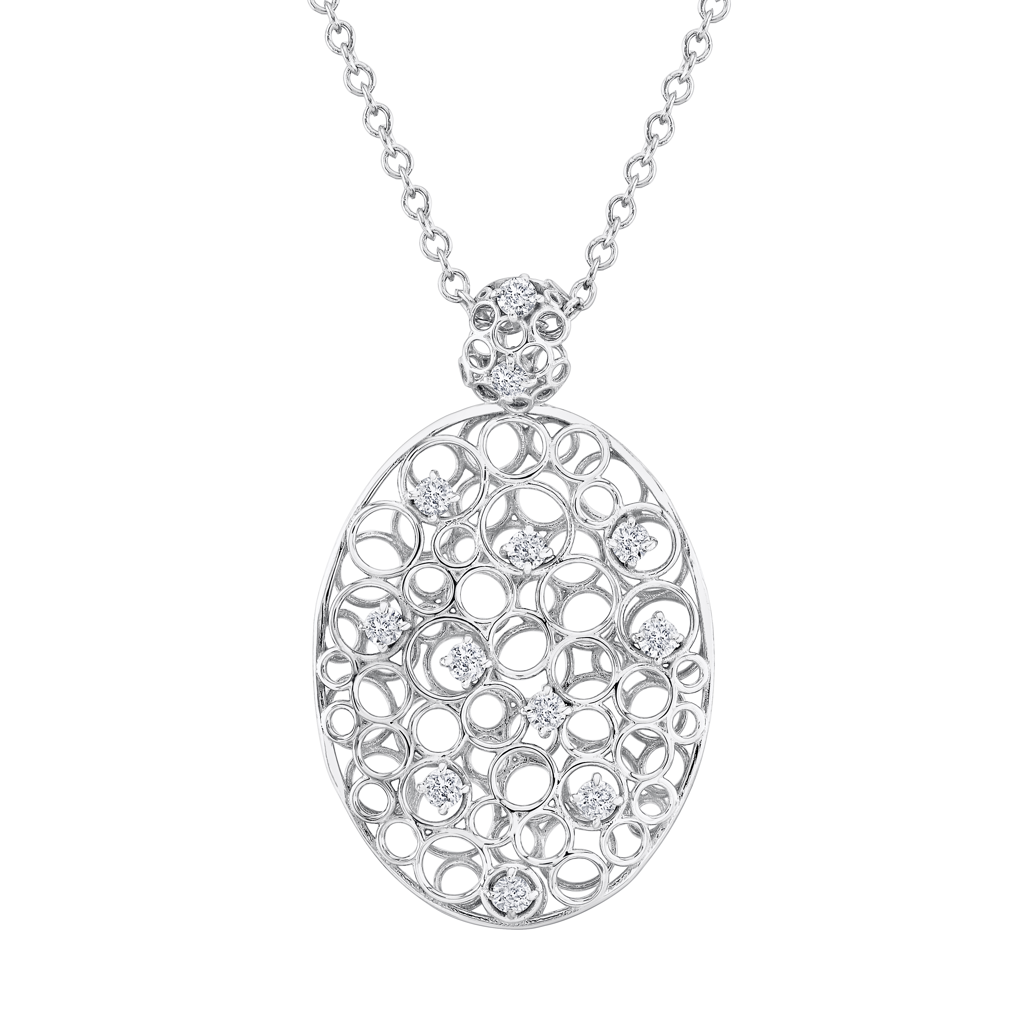 Oval Open Light Weight Pendant
