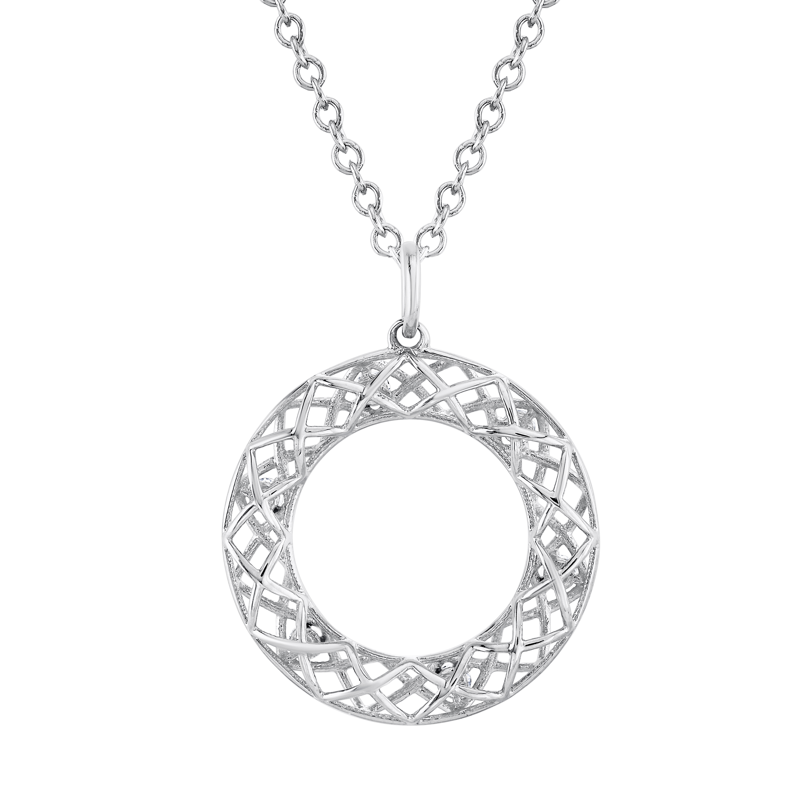 Light Weight Circle Pendant