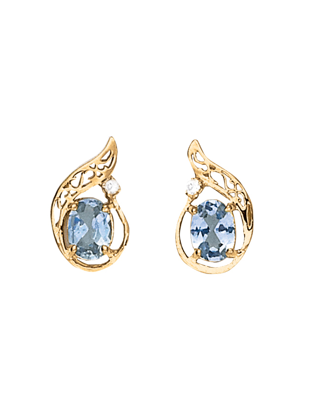 Oval Shaped Fashion Studs