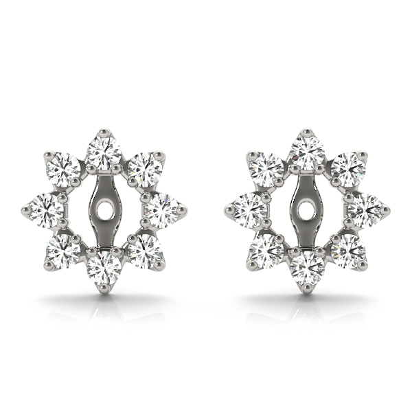 Star Shape Earrings Jackets (4.5 mm)