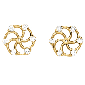 EARRINGS JACKETS-7.5 MM ID