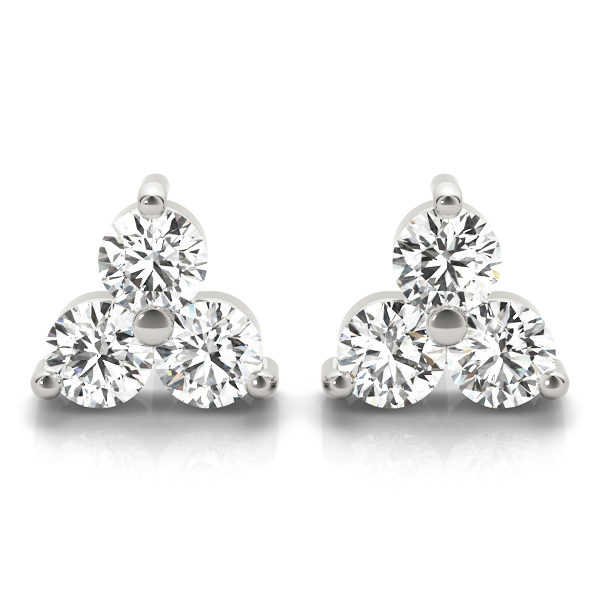 3-Stone Earrings
