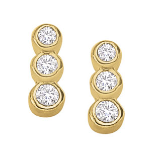 EARRINGS 3 STONE