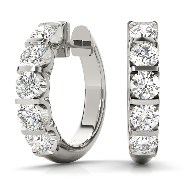 Bar Set Hoop Earrings