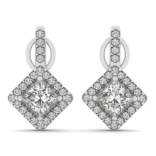 EARRINGS COLOR SQUARE & CUSHION