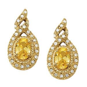 Oval Fashion Earrings