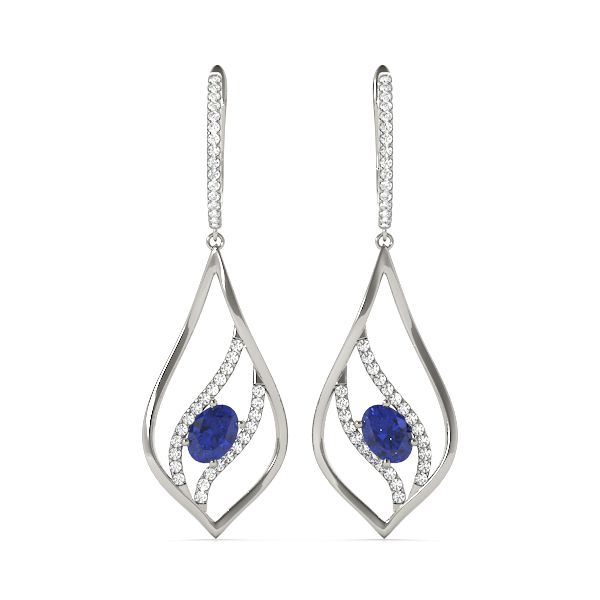 Oval Shape Fashion Earrings