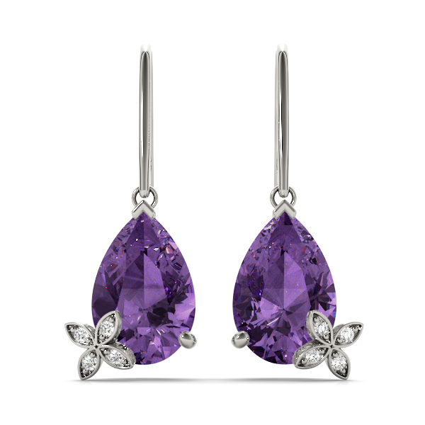 Tear Drop Pear Shaped Earrings