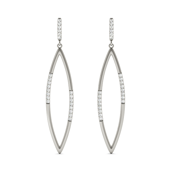 Accented Drop Fashion Earrings