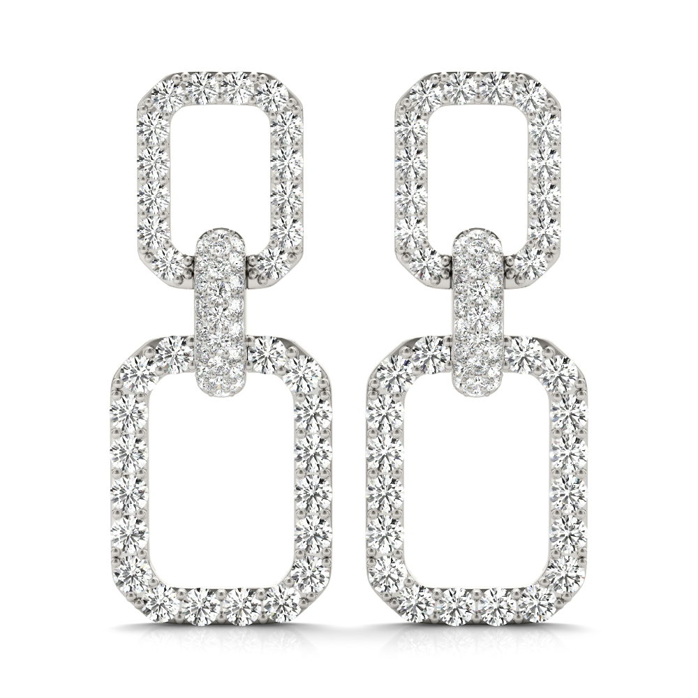 Chain Link Drop Fashion Earrings