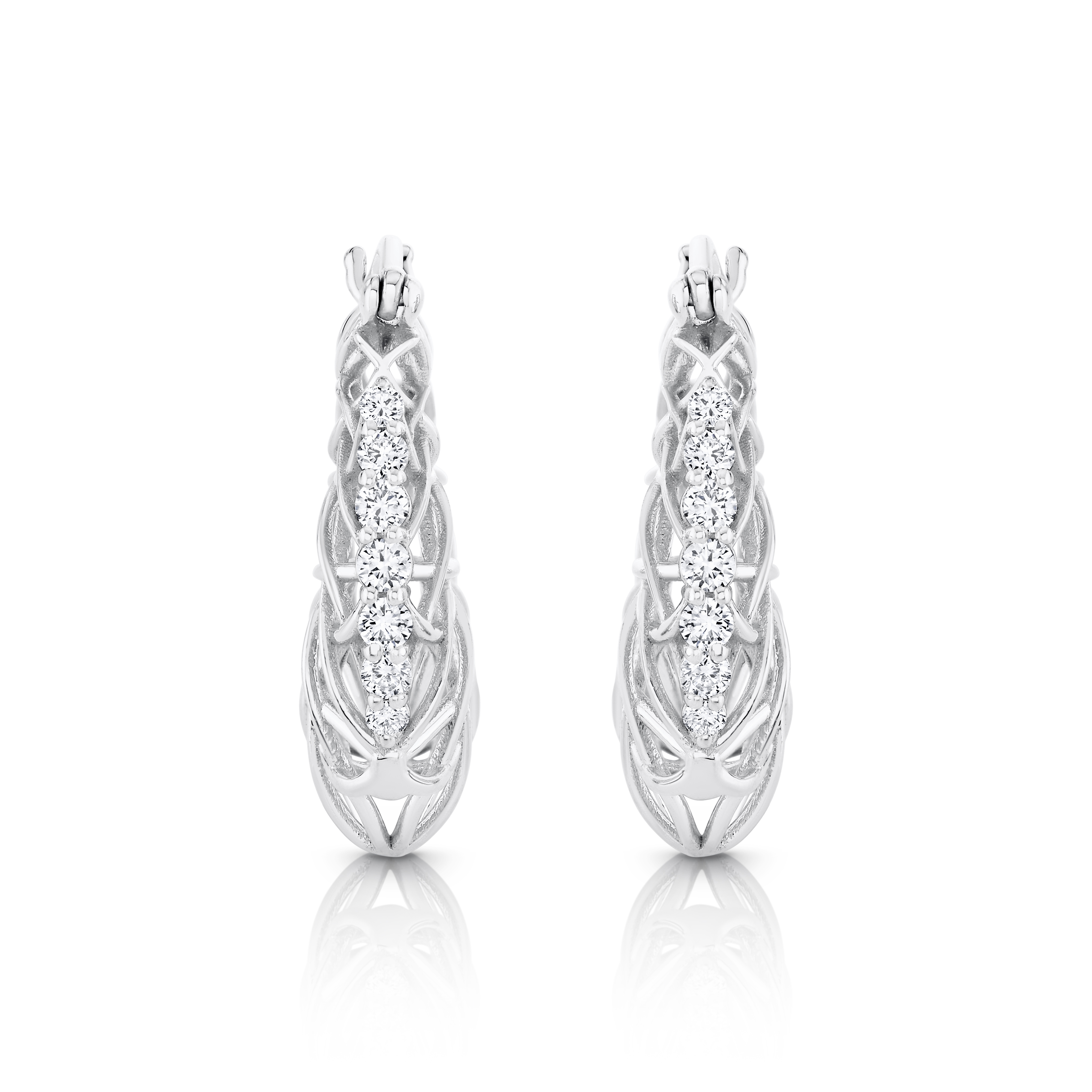 Light Weight Spiral Earrings