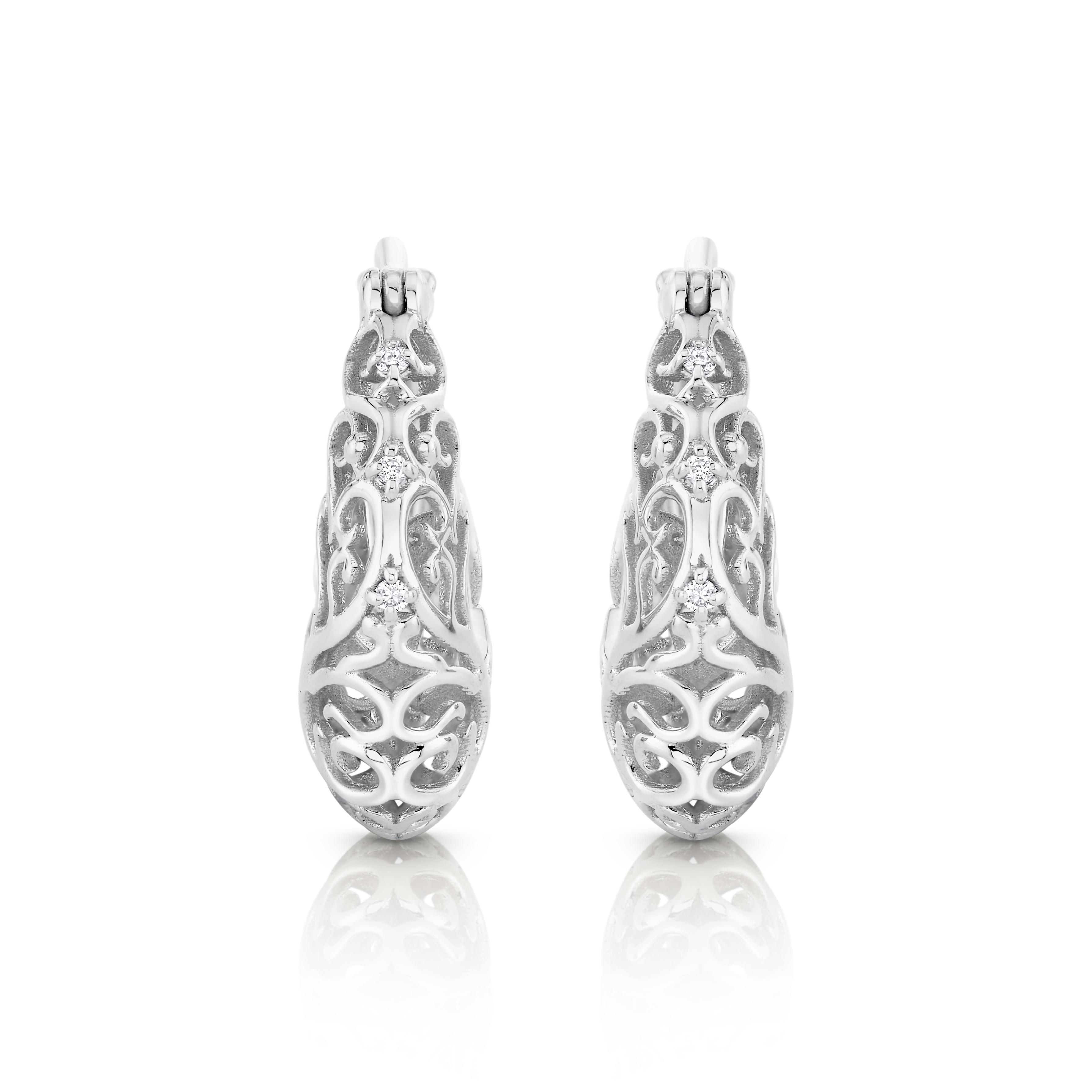 Light Weight Square Basket Earrings