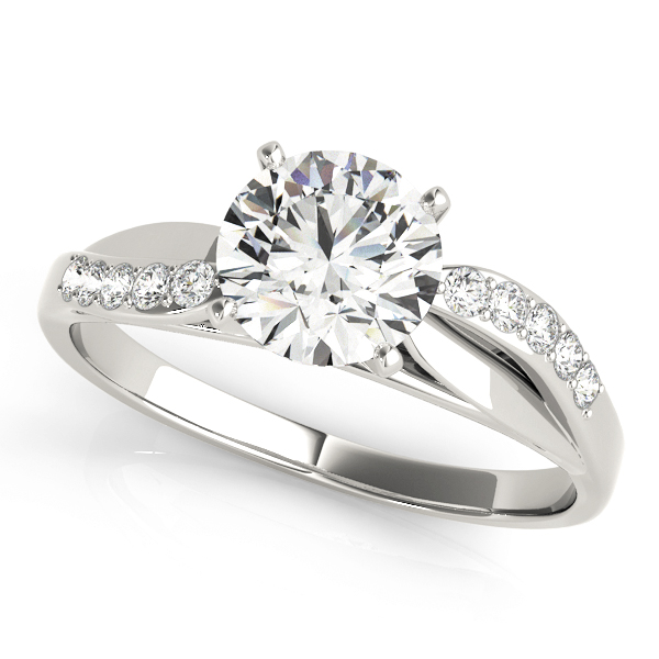 Bypass Peg Head Engagement Ring