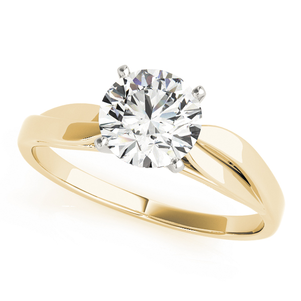 Solitaire Peg Head Engagement Ring