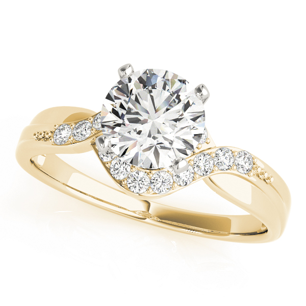 Bypass Peg Head Engagement Ring