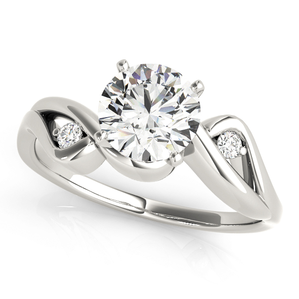 Bypass Peg Head Engagement Ring