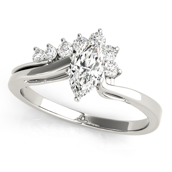 Bypass Peg Head Engagement Ring