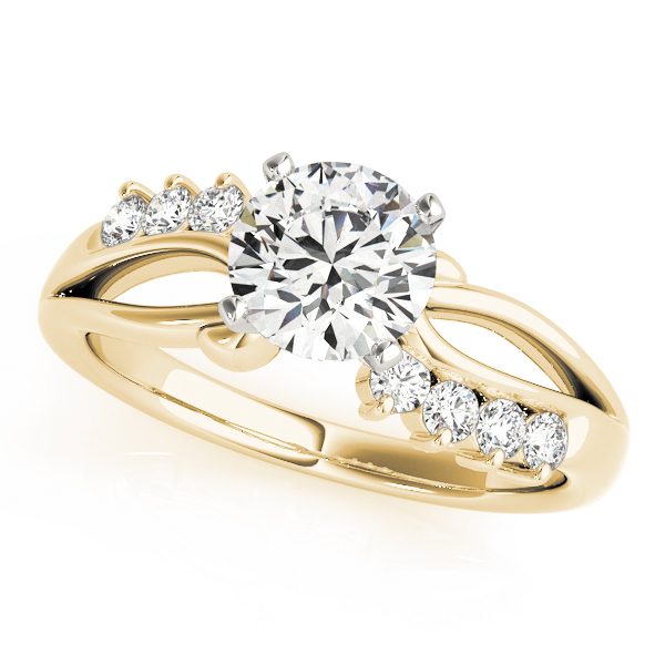 Bypass Peg Head Engagement Ring