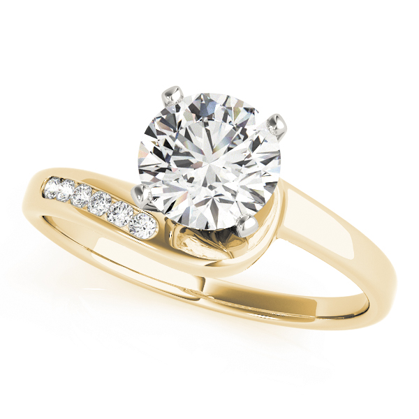 Bypass Channel Set Engagement Ring