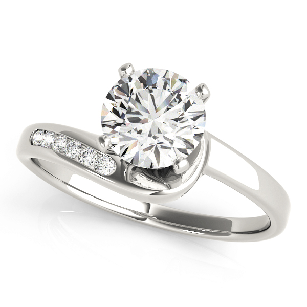 Bypass Channel Set Engagement Ring