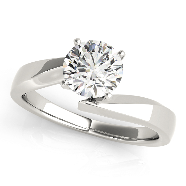 Solitaire Peg Head Engagement Rings