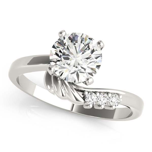 Bypass Peg Head Engagement Ring