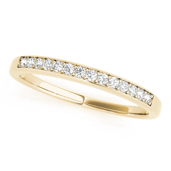 Prong In Channel Wedding Band