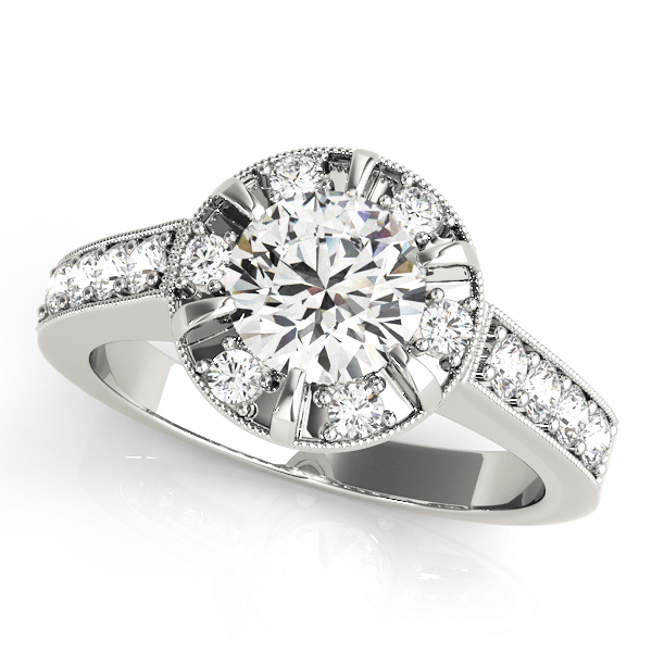 ENGAGEMENT RINGS HALO ROUND