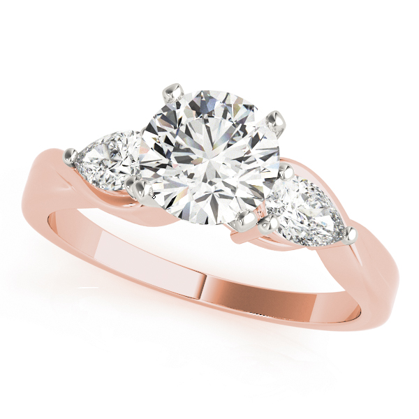 3-Stone Pear Engagement Ring