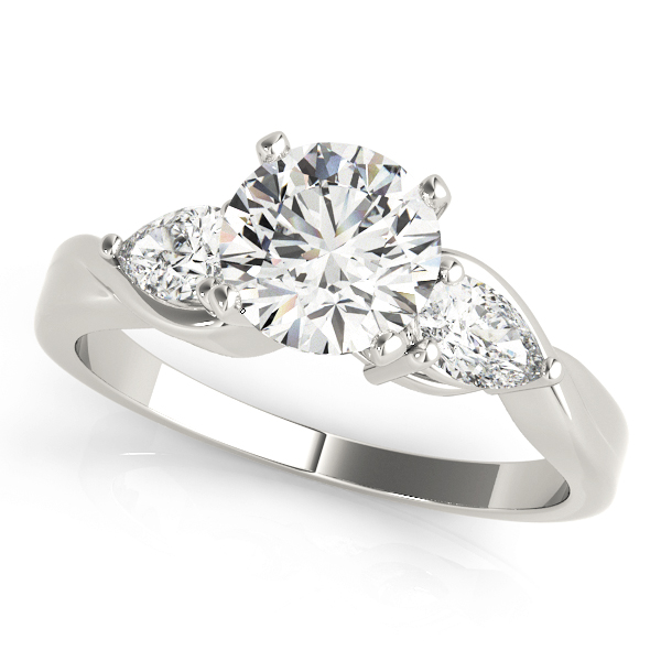 3-Stone Pear Engagement Ring
