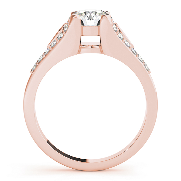The Genevieve Multi-Row Engagement Ring, side view