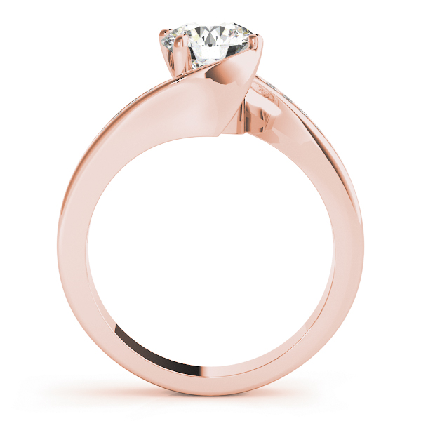 The Frances Bypass Engagement Ring, side view
