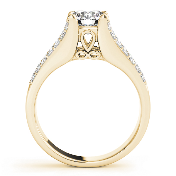 The Tabitha Multi-Row Engagement Ring, side view