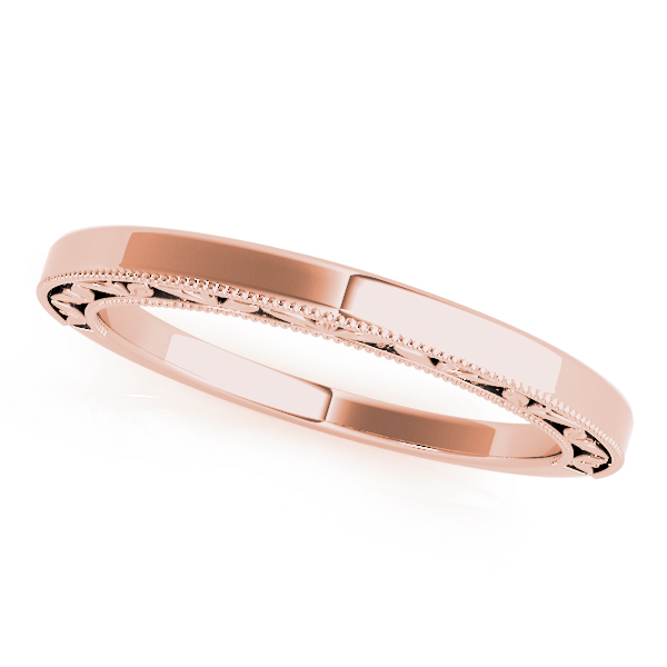 Vintage Filigree Wedding Band