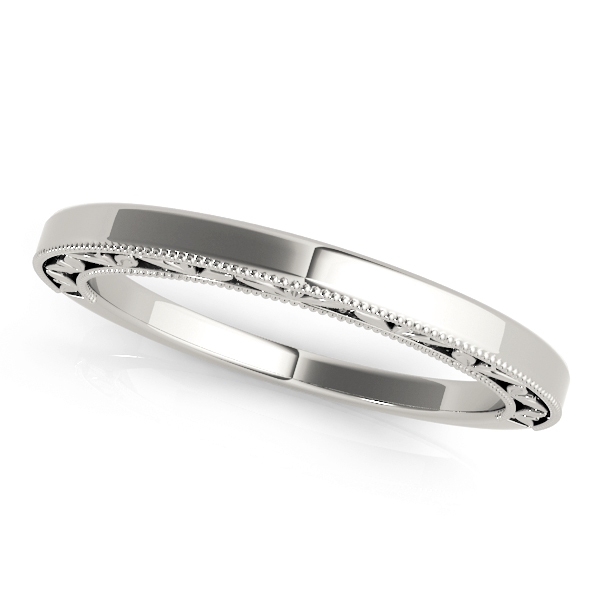 Vintage Filigree Wedding Band