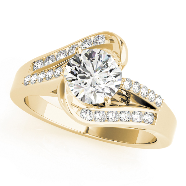 Bypass Multirow Split Shank Engagement Ring