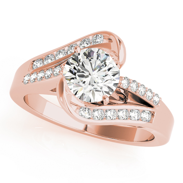 Bypass Multirow Split Shank Engagement Ring