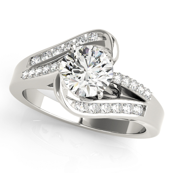 Bypass Multirow Split Shank Engagement Ring