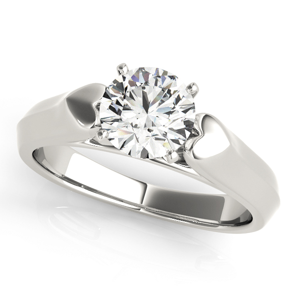 Cathedral Solitaire Engagement Ring