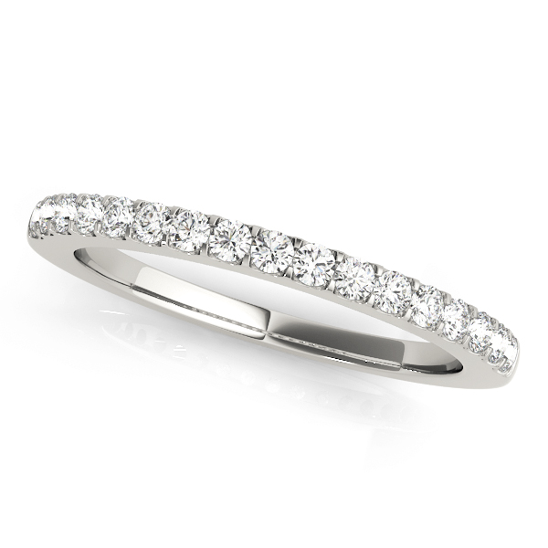 Shared Prong Wedding Band