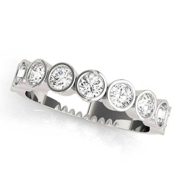 Bezel Set Wedding Bands