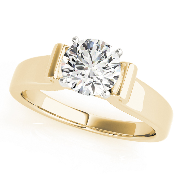 Cathedral Solitaire Engagement Ring