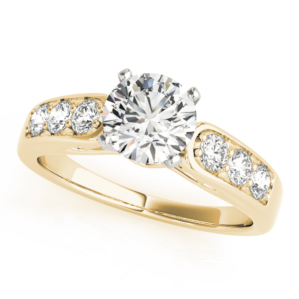 Single Row Channel Set Engagement Rings