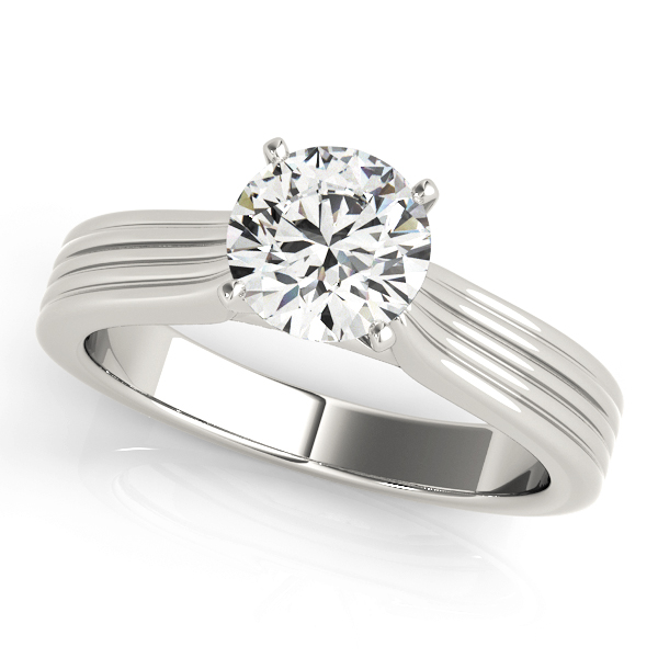 Solitaire Cathedral Engagement Ring